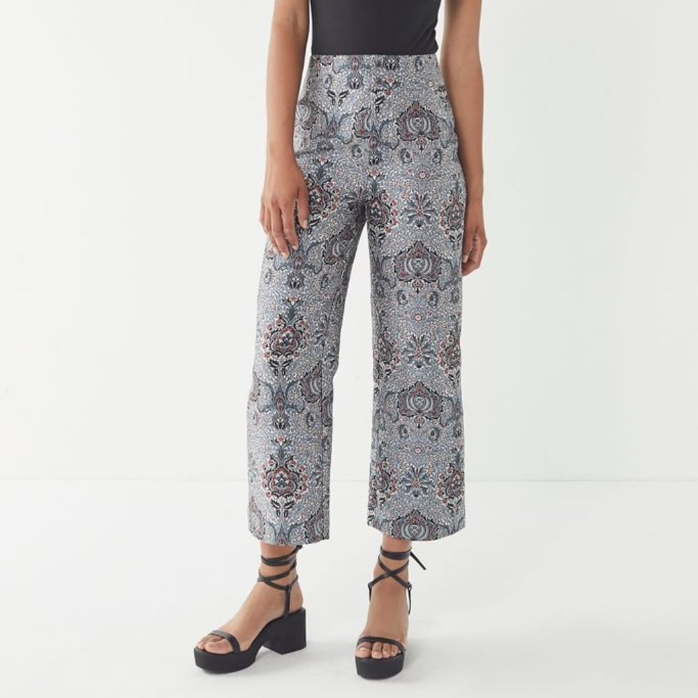 NEW ✨ Urban Outfitters High Rise Wide Leg Crops 4